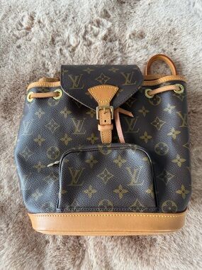 Louis Vuitton Coated Canvas Montsouris MM